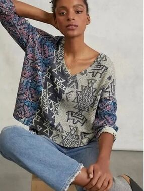 Pilcro Moira Pullover Top Size XS